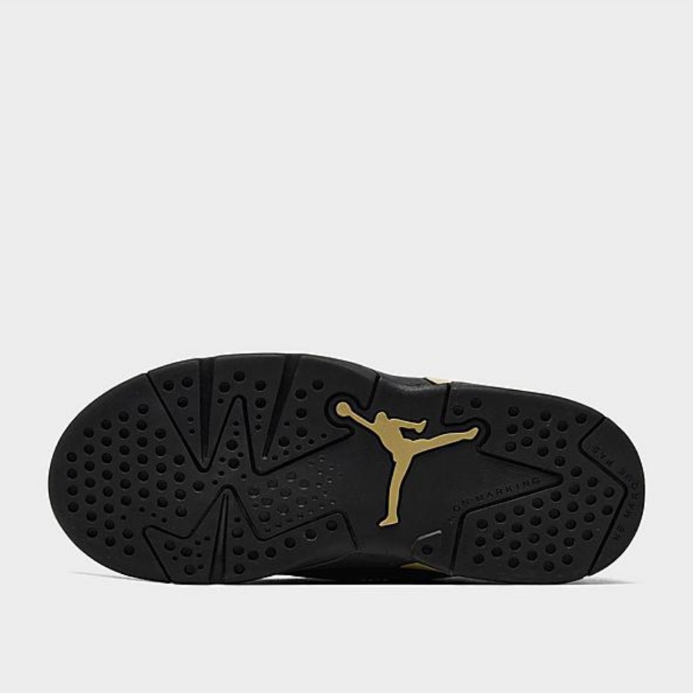 Nike Air Jordan Jumpman MVP Black/ Metallic Gold Toddler Size Sneaker Shoes - Picture 4 of 9